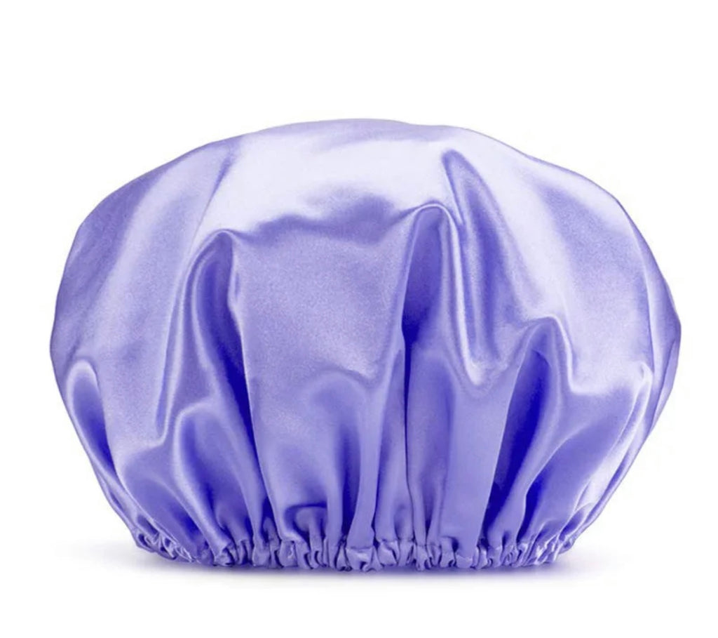 Satin-lined Shower Caps