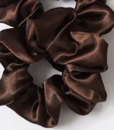 Small satin scrunchies
